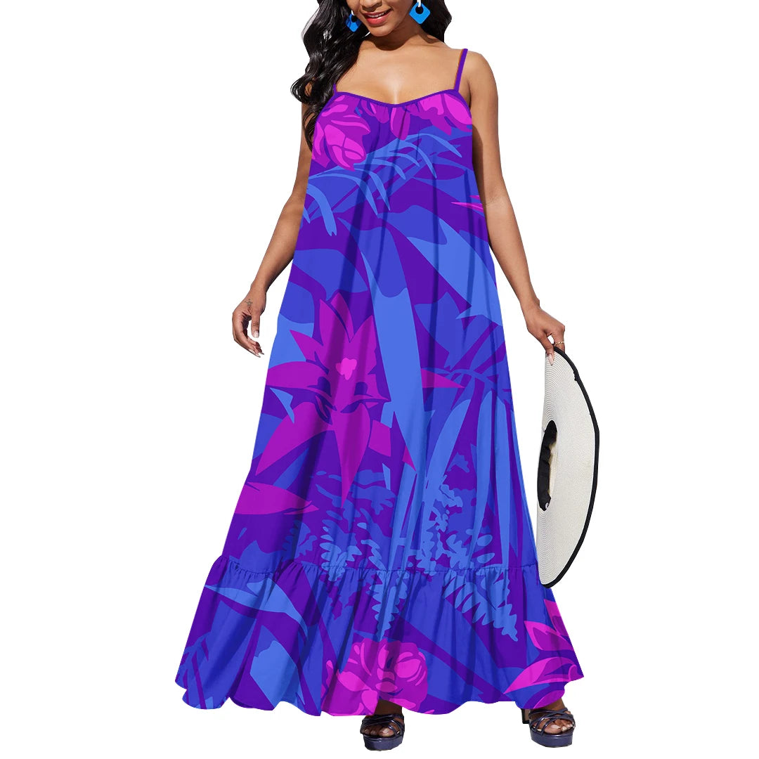 loose brightly coloured hawaiian dress NEW Hawaiian Loose Dresses